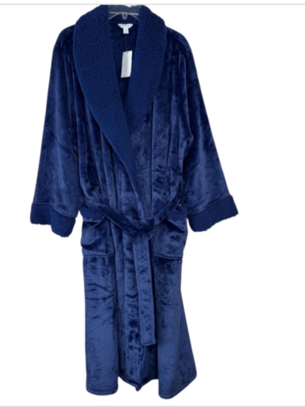 Charter Club Intimates NEW Super Soft Robe Medievel Blue
